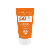 Alphanova Sun Bio, zonnebrandcrème, hypoallergeen, SPF 50, 50 g