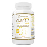 Progress Labs Omega-3 1000 mg + vitamine E, 90 capsules