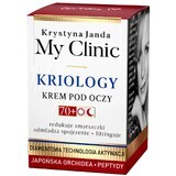 Janda My Clinic Cryology 70+, oogcrème, Japanse orchidee, peptiden, 15 ml