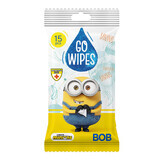 GoWipes Minions, vochtige doekjes voor kinderen, 15 stuks