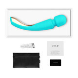 Lelo Smart Wand 2 Medium Ocean Blue, complete massager, medium, blue