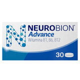 Neurobion Advance 100 mg + 50 mg + 1 mg, 30 filmomhulde tabletten