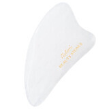 Pierre de massage facial Gua Sha en quartz blanc, Meloni Care