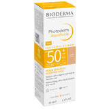 Bioderma Photoderm Aquafluide, ultralichte zonnebrandcrème voor de normale huid, licht, SPF 50+, 40 ml