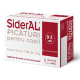 SiderAL kinderdruppels, flesje 30 ml + zakje 1,9 gram, Solacium Pharma