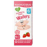 Wafer di riso alla fragola, 4 x 4 g, Kiddylicious