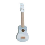 Muziekinstrument houten gitaar, Blauw, + 3 jaar, Little Dutch