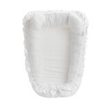 Baby Nest with ruffles, +0 months, White, Twindeco