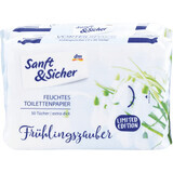 Sanft&amp;Sicher Spring magic nat toiletpapier, 100 stuks