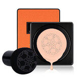 High Coverage CC Cream Foundation, Makeup, Mushroom Air Cushion Full Coverage, Vitamin C, SPF50, 02 Natural, 15 g