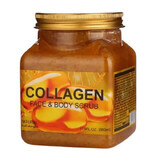 Exfoliante Natural Cara y Cuerpo, Wokali, Colágeno Cara y Cuerpo, 350 ml