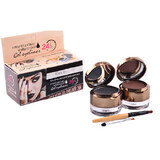 Kiss Beauty wenkbrauw &amp; eyeliner gel + wenkbrauw &amp; wenkbrauw gel set