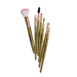 Makeup brushes, Makeup Brush, 7 brushes, Green