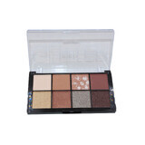 Palette d'ombres à paupières kit de maquillage, Meis, Glitter Desert, 02, 8 couleurs