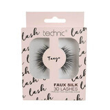 Faux Gene, Technic, Faux Silk 3D Lashes, Tango, Adhesivo incluido