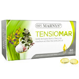 Tensiomar voor hypertensie en cholesterol, 60 capsules, Marnys