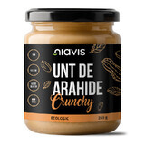 Beurre de cacahuète biologique croquant, 250g, Niavis