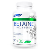 SFD Betaine HCl + pepsin, 120 tablets