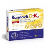 Sundovit D3 + K2, 30 tabletten