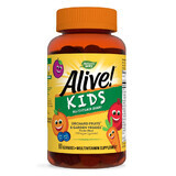 Alive! Kids Multivitamine Gummy Gummy Nature's Way, 60 gelei, Secom