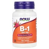 Vitamine B-1, 100 mg, 100 tabletten, Now Foods