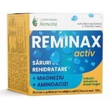 Reminax Activ rehydratiezout + magnesium en aminozuren, 20 sachets, Remedia