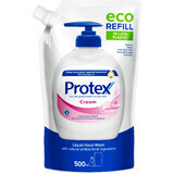 Protex Cream savon liquide avec protection antibactérienne naturelle recharge de 500 ml