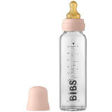 BIBS Baby Bottle Glass Bottle Blush 225 ml