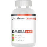 GymBeam Omega 3-6-9, niet gearomatiseerd, 60 capsules