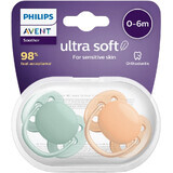 Philips Philips Avent Ultrasoft Premium Neutrale Fopspeen 0-6m 2 stuks