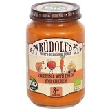 Pâtes aux légumes et au poulet bio Rudolfs 190 g