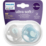 Philips Avent Ultrasoft Premium Succhietto per animali domestici 6-18m 2 pz.