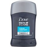 Dove Men+Care Men+Care Clean Comfort Solid Antiperspirant pentru bărbați 50 ml