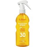 Lilien zonne actieve transparante spray SPF 30, 200 ml