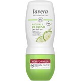 Lavera Roll-on Refresh Verfrissende Deodorant met citroensmaakbol 50 ml