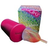 Yuuki Rainbow Large Soft Yuuki Rainbow menstrual cup including sterilizing cup