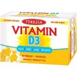 Terezia Vitamine D3 1000 IU 90 gélules