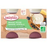 Babybio Hafermilch + Banane + Blaubeeren Brasserie 2 x 130 g