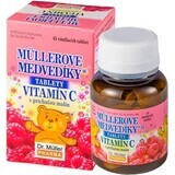 Dr.Muller MÜLLER's teddyberen - vitamine C met frambozensmaak 45 tabletten