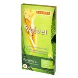 Benzi depilatoare pentru corp cu aloe vera Velvet, 12 bucati, Karaver