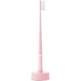 Toothbrush Feather with echinacea + holder, soft pink