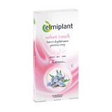 Bandelettes d'épilation corporelle Velvet touch, 12 bandes + 2 lingettes, Elmiplant