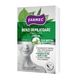 Benzi depilatoare pentru fata cu ceara-gel, 10 x 2 bucati, Farmec