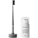 Piuma SMILE BOX cepillo de dientes con pasta dentífrica, gris suave 75 ml