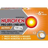 Nurofen pentru copii Tablete active 100 mg 1 x 12 tablete