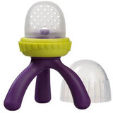 B. box Feeding pacifier and teether - purple