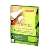 Haarentfernungsstreifen für die Bikinizone mit Aloe vera Velvet, 12 Stück, Karaver