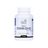 Adelle Davis Vitamine D3+K2 60 capsules