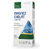 Chelated magnesium + vitamine B6 60 capsules Medica Herbs