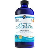 Arctic Levertraan Sinaasappel. 1060mg Wilde Levertraan 473 ml, Nordic Naturals